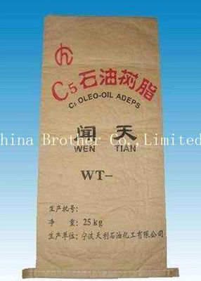Shrinkproof Flat Bottom Paper Bags , Ceramic Tile Adhesive 3 Ply Paper Sacks