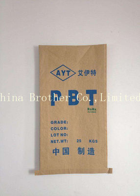 Disposable Heavy Duty Paper Bags 40KG , Dustproof Standard Multiwall Bag For Cement