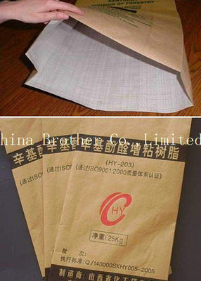 Bottom Pasting Kraft Multiwall Paper Bags Food Grade High Load For Packing Sugar