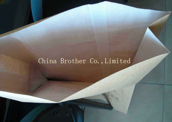 Disposable Heavy Duty Paper Bags 40KG , Dustproof Standard Multiwall Bag For Cement