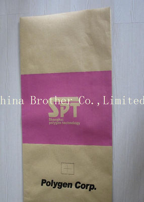 Dustproof Custom Printed Feed Bags , Recyclable 50 Lb Paper Bags UV - Protection