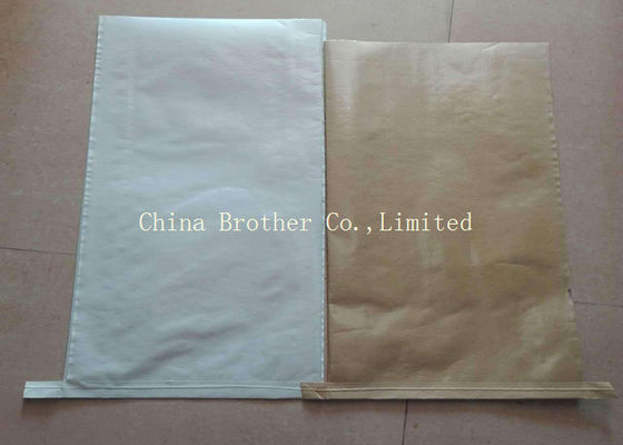 Square Bottom Valve Multiwall Paper Bags Biodegradable For Powder Packing