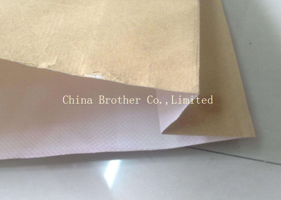 Sewn Open Mouth Multiwall Paper Bags 20kg / 25kg Moisture Proof For Fertilizer