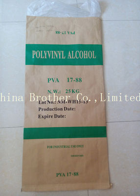 Moisture Proof Multiwall Paper Sacks ,  40 Kg Load Multi Wall Bags For Chemical Material