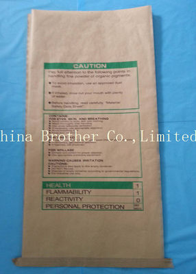 Moisture Proof Multiwall Paper Sacks ,  40 Kg Load Multi Wall Bags For Chemical Material