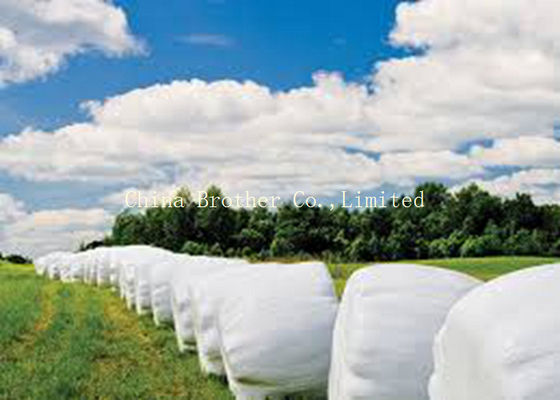160 Gsm PP Woven Plastic Hay Bale Covers Moisture Proof For Wrapping Alfalfa Hay