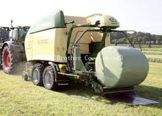 Gravure Printing Hay Bale Sleeves Polypropylene Woven Rolls Custom Length