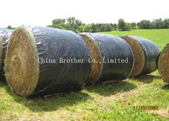 Gravure Printing Hay Bale Sleeves Polypropylene Woven Rolls Custom Length