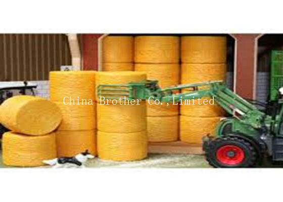 Agricultural Tubular Woven Polypropylene Roll Wrapping Hay Bales In Plastic