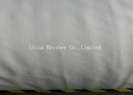 White Color Hay Bale Sleeves Waterproof Tubular Woven Fabric UV Treated