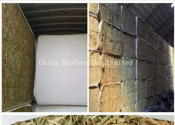 White Color Hay Bale Sleeves Waterproof Tubular Woven Fabric UV Treated
