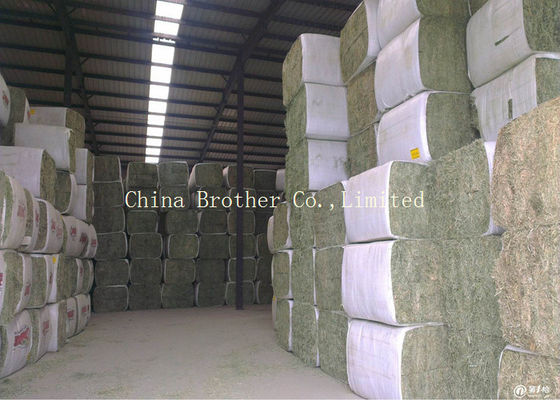 Eco Friendly Plastic Hay Bale Covers Woven Polypropylene Fabric 0.6 - 1 Mm Thick