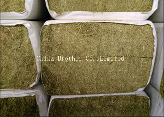 High Tenacity Tubular PP Round Hay Bale Bags , White Woven Polypropylene Fabric Rolls