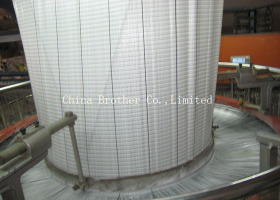White PP Woven Fabric Roll High Strength Custom Made For Agricultural Products