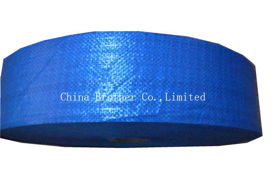 Raffia Polypropylene Pp Woven Fabric In Roll , Tubular Poly Woven Fabric For Packing