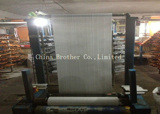 White Laminated PP Woven Fabric Roll Waterproof Breathable Gravure Printing