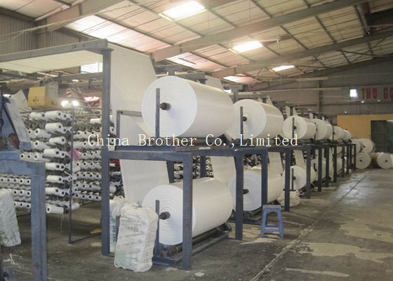 Economical PP Woven Fabric Roll UV - Protection Treatment For Poly Woven Sacks