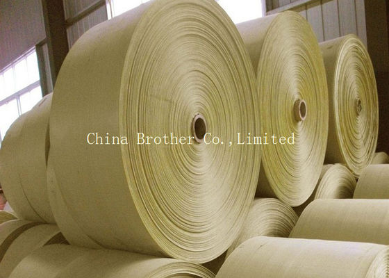 Brown PP Woven Polypropylene Fabric , Hdpe Woven Fabric Roll Anti - Static