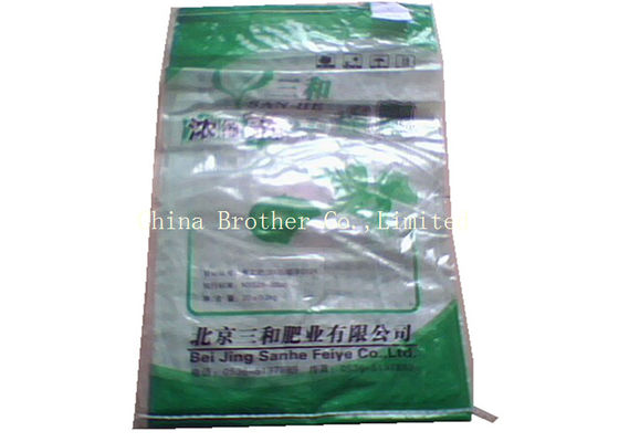 Blue 25kg / 50kg Fertilizer Packaging Bags High Tensile Strength For Seed