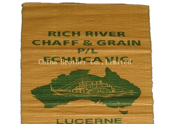 Industrial Biodegradable PE Woven Bag 25KG / 50KG Waterproof For Limestone