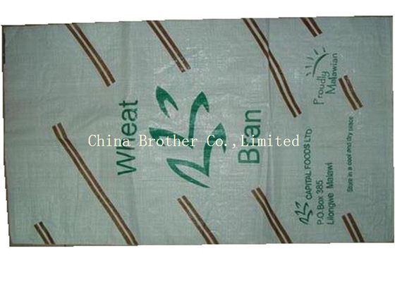 High Tensile Strength Flour Sack Bags , Polypropylene Agricultural Plastic Bags