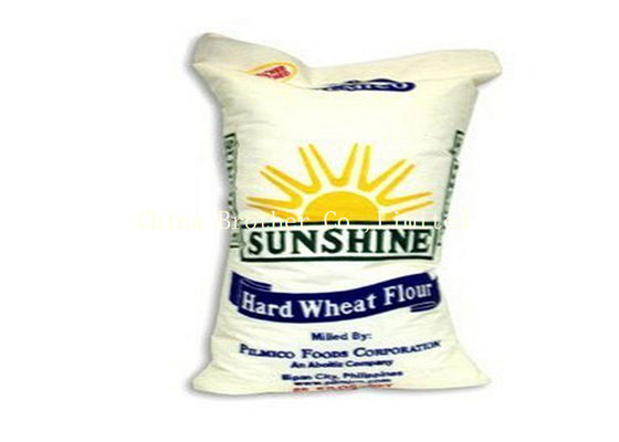 Recyclable Standard Bag Of Flour , PP Plastic Sugar Packaging Bags Offset Printing