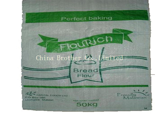 100% Virgin PP Woven Sack Bags UV Protection Eco Friendly For Rice Corn