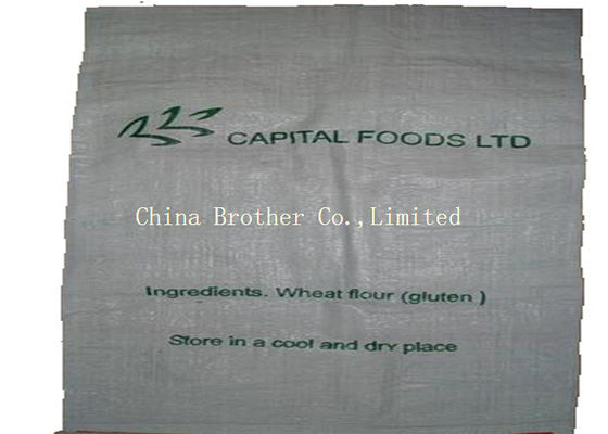 High Load Garbage PP Woven Sack Bags Recyclable For Sand / Buliding Material