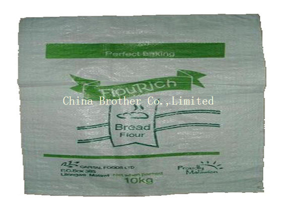 Moisture Proof Woven Polypropylene Sand Bags , Poly Feed Sacks Logo Printing