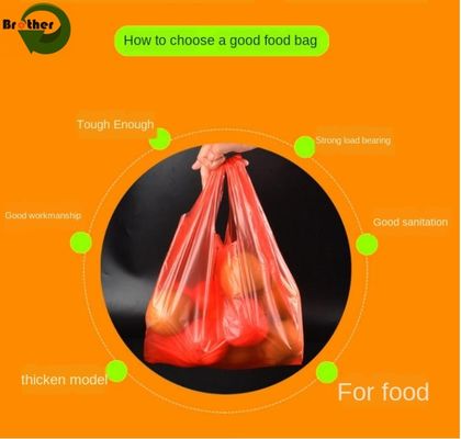 Plastic Bag with Handles for Supermarket, Heavy Duty Plastic Shopping Bags for Retail, Lightweight, Strong, Food Grade