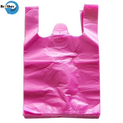 Retail Custom Printed Plastic Vest Carrier Bag Supermarket Heavy Duty Biodegradable Shopping Bags