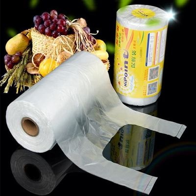 Customizable Reusable Plastic T-Shirt Shopping Bags: Durable, Roll or Flat-Pack, Perfect for Supermarkets & Retail