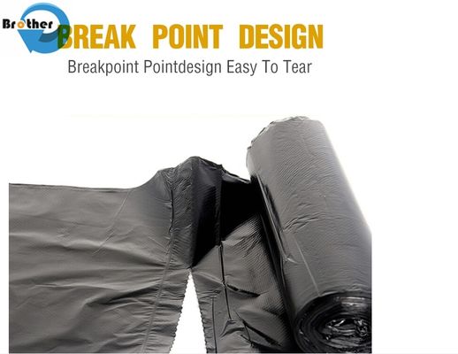 Multi-Purpose HDPE Flat Pack T-Shirt Shopping Bag, Food-Grade Plastic Bag for Supermarket, Grocery, Retail Use
