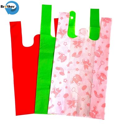 Customized Multi-Color High-Quality Large Capacity, Plastic Fruit Vegetable Packaging Vest/T-Shirt Bag