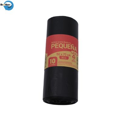 Black Plastic Large Garbage Bag Plastic Trash Bag Lining Plastic Dustbin Lining