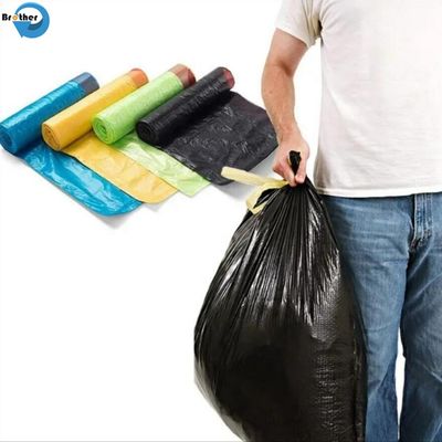 Custom Drawstring Trash Bag Disposable Plastic Garbage Bag