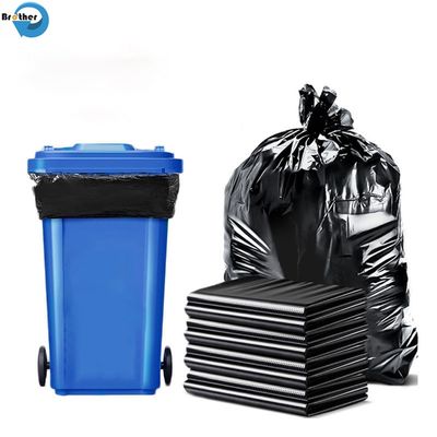 Garbage Bags Manufacturer Bottom Star Seal PE Plastic Bin Liners on Roll