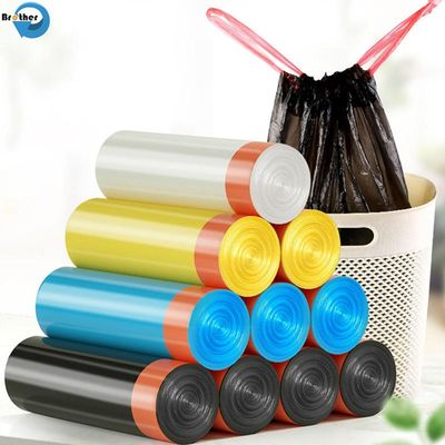 Custom Disposable Colored Plastic PE Garbage Waste Bag Trash Storage Bags