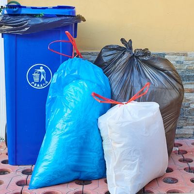 Custom Black Heavy Duty Garbage Bag Trash Bag Disposable Bin Liners