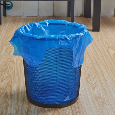 Black Fold Heavy Duty Trash Bag Disposable Plastic Garbage Bag