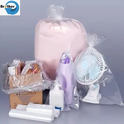 Customizable Hot Selling PE Flat Mouth High-Pressure Transparent Plastic Thickened Clothing Storage Food Packing Bag