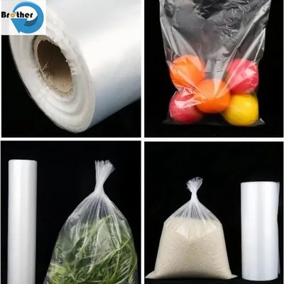 Food Grade Strong HDPE Water Flat Bag Recyclable Waterproof with Transparent Color Can Be Customized for Food-Grade Plastic Bag with Water