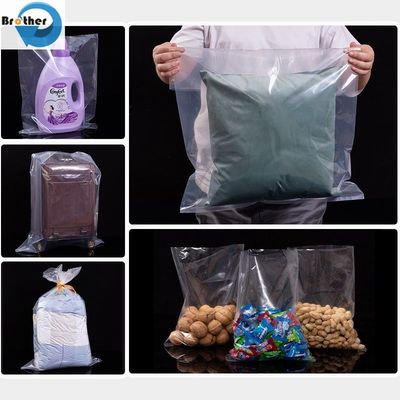 HDPE 8mic 200X300mm OEM Factory Africa Market Gabon Flat Bags Plastic Bags Customized Food Packaging Flat Fruit Bags Water Bag