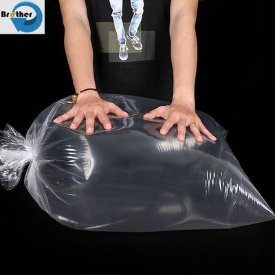 Food Grade Strong HDPE Water Flat Bag Recyclable Waterproof with Transparent Color Can Be Customized for Food-Grade Plastic Bag with Water