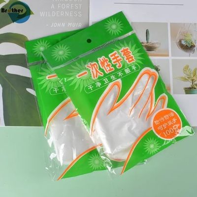 Disposable Gloves HDPE Material Food Grade Thickened PE Film for Takeaway Crayfish Beauty Salon Manufactured Top Manufacturers