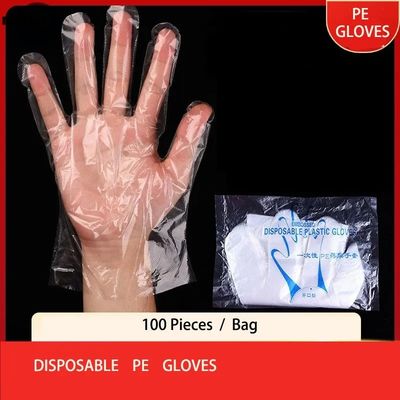 Cheap Wholesale High Quality Food Grade PE Plastic Gloves for Cleaning Cooking BBQ DIY