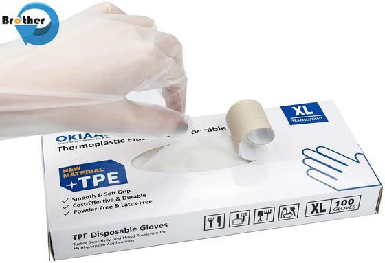 Disposable Plastic Gloves Disposable PE Plastic Gloves Transparent LDPE Food Clear Bag