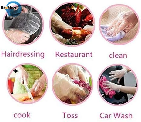 Customized Disposable PE Gloves Plastic Gloves for Food