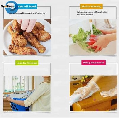 Customized Disposable PE Gloves Plastic Gloves for Food