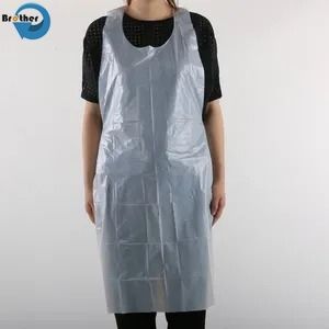 Hot Sale Wholesale Personal Protection Plastic Housework Apron Waterproof Disposable Aprons Cleaning Disposable PE Apron